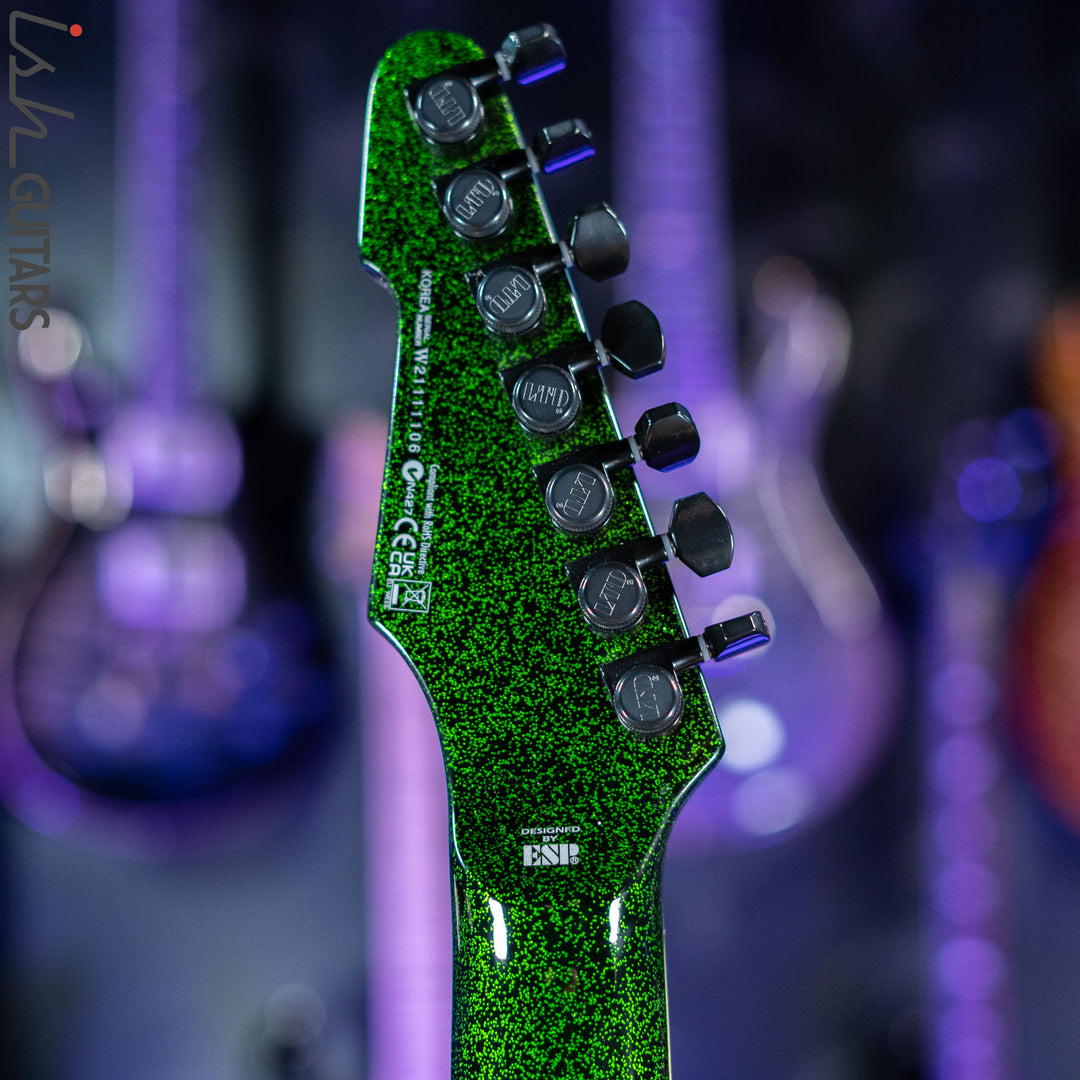 ESP LTD SCT-607 Baritone Green Sparkle Store Demo