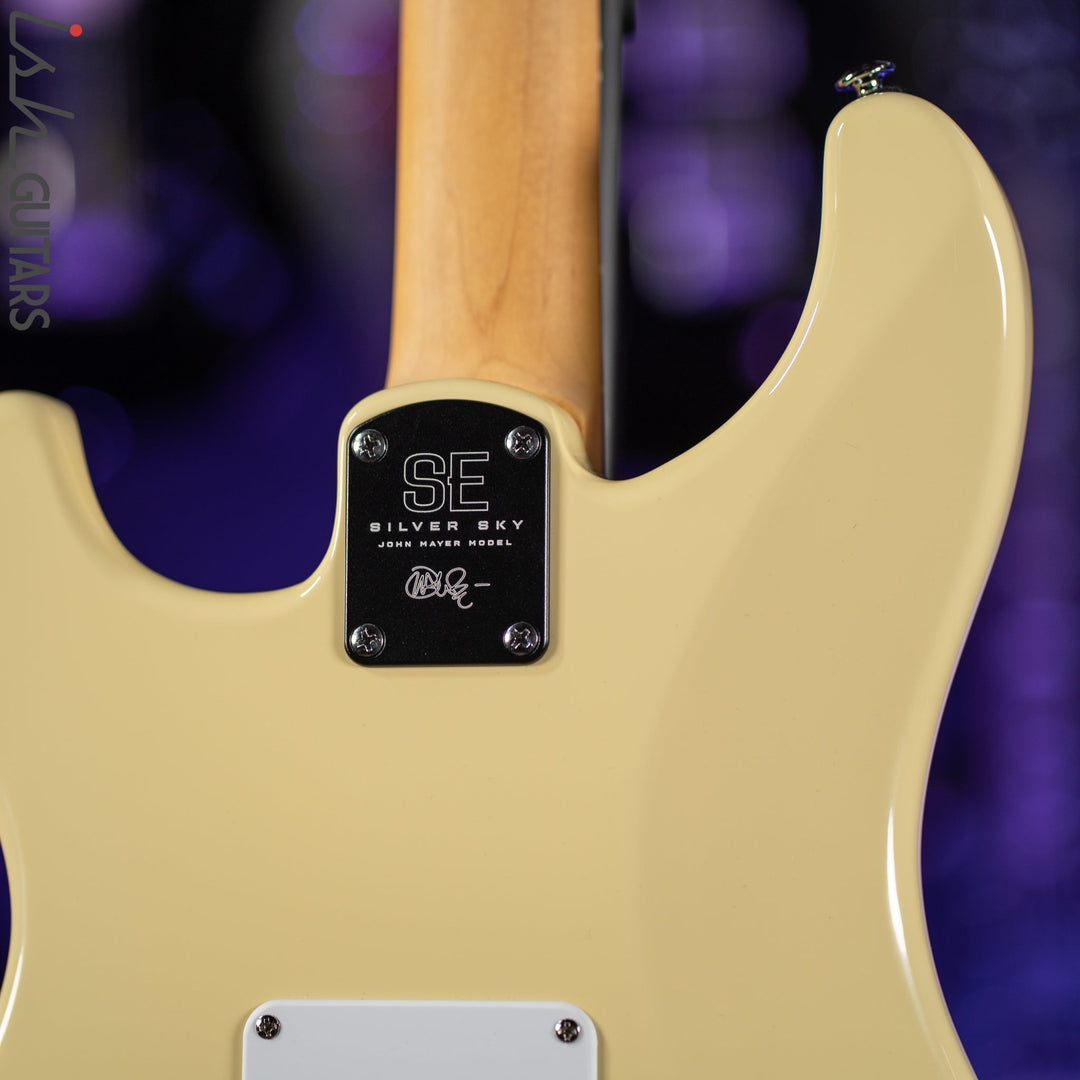 PRS SE Silver Sky Moon White Demo
