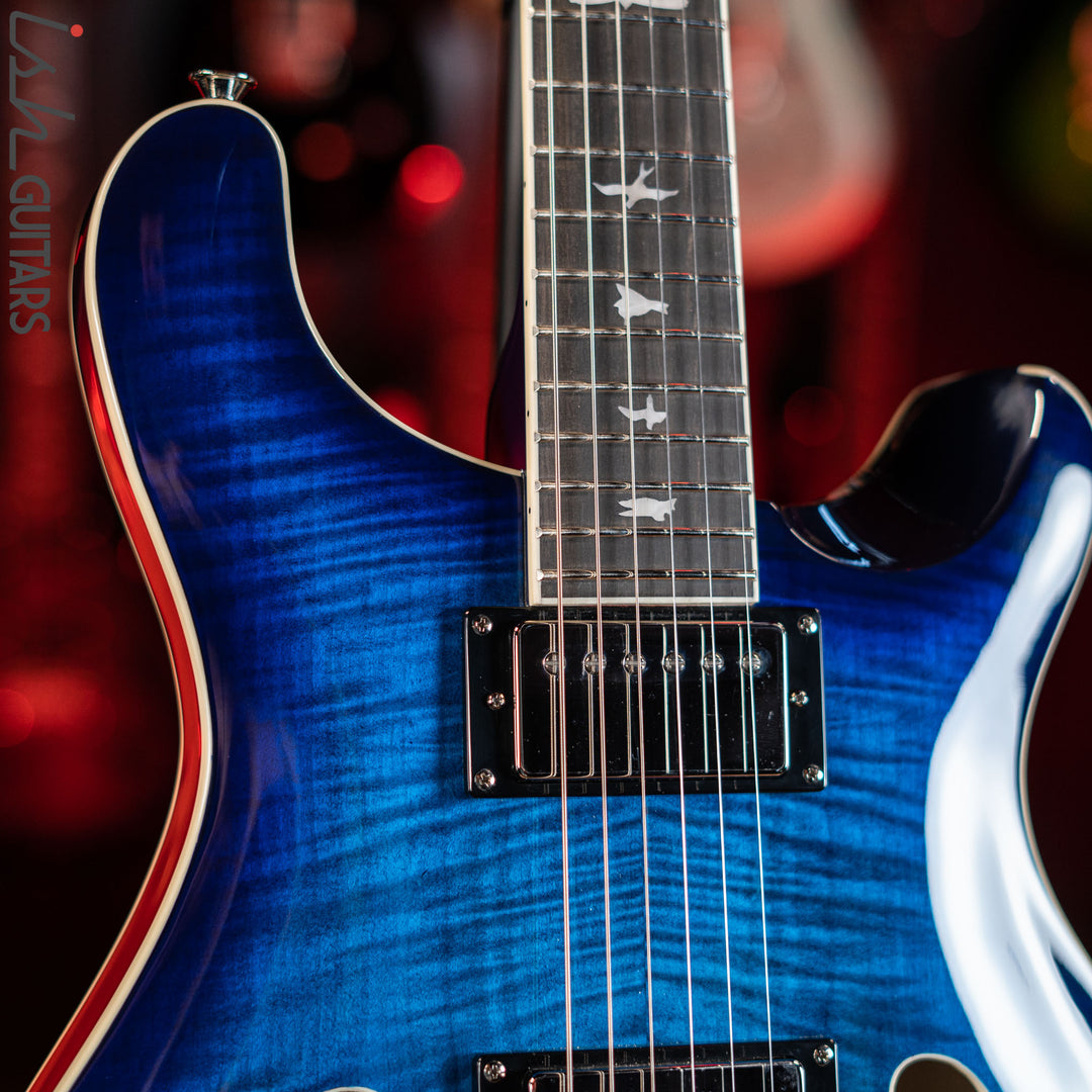 PRS SE Hollowbody II Faded Blue Burst