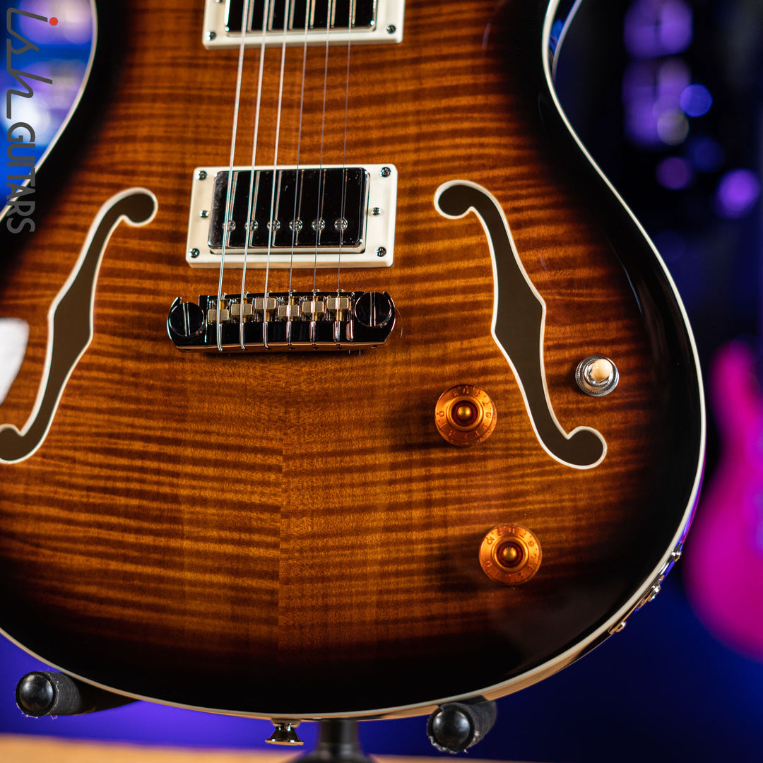 PRS SE Hollowbody II Black Gold Sunburst