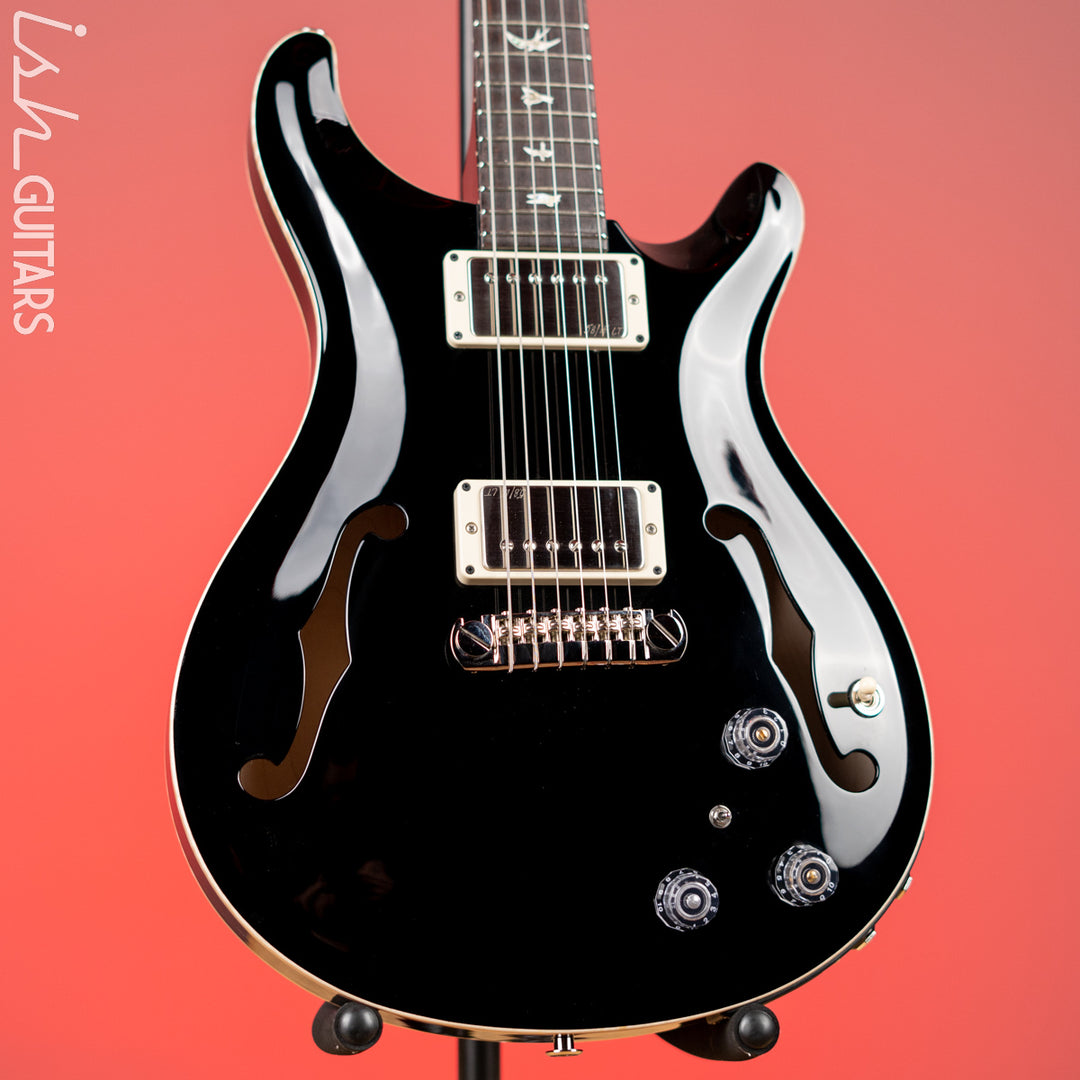 PRS Hollowbody II Piezo Black Gloss w/ Natural Binding