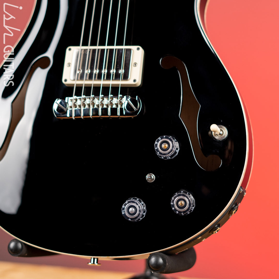 PRS Hollowbody II Piezo Black Gloss w/ Natural Binding