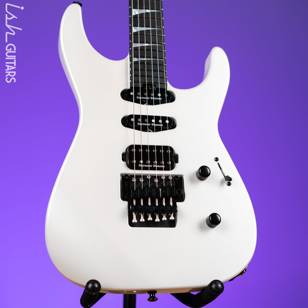 Jackson American Series Soloist SL3 Satin Platinum Pearl Demo