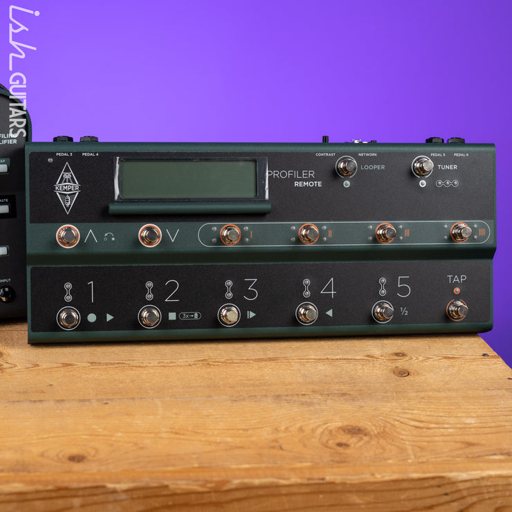 Kemper Profiling Amplifier Head and Remote Green – Ish Guitars