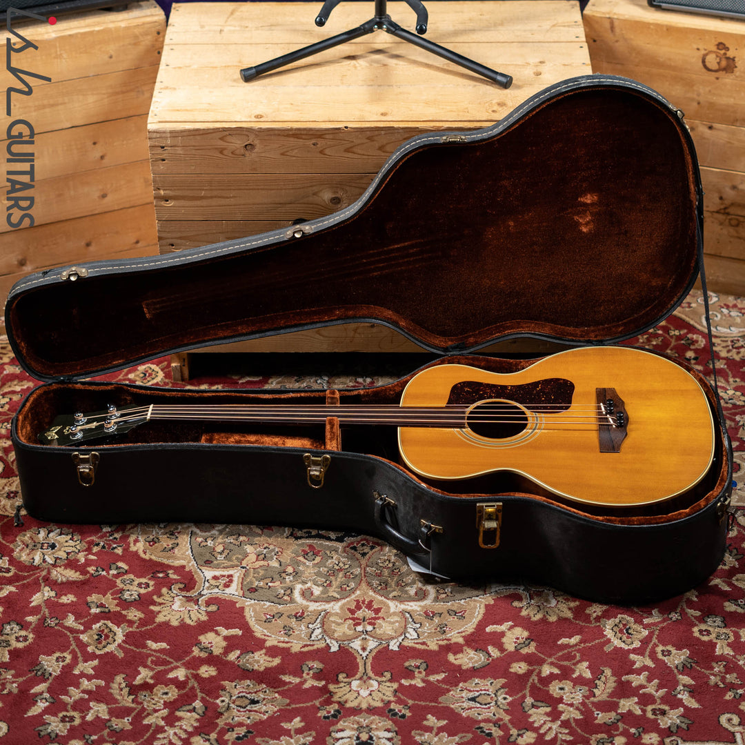 1976 Guild B5O NT Fretless Acoustic Bass Guitar Natural