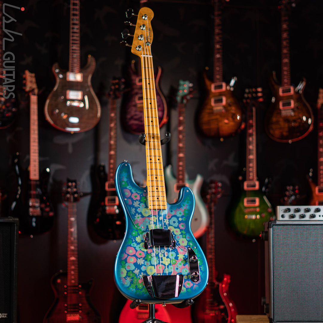 1999-2002 Fender 54’ Reissue Precision Bass MIJ Blue Flower