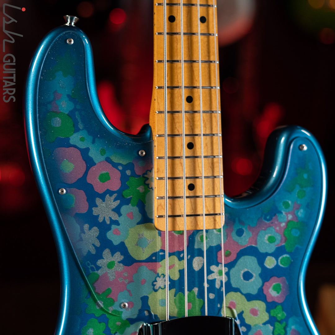 1999-2002 Fender 54’ Reissue Precision Bass MIJ Blue Flower
