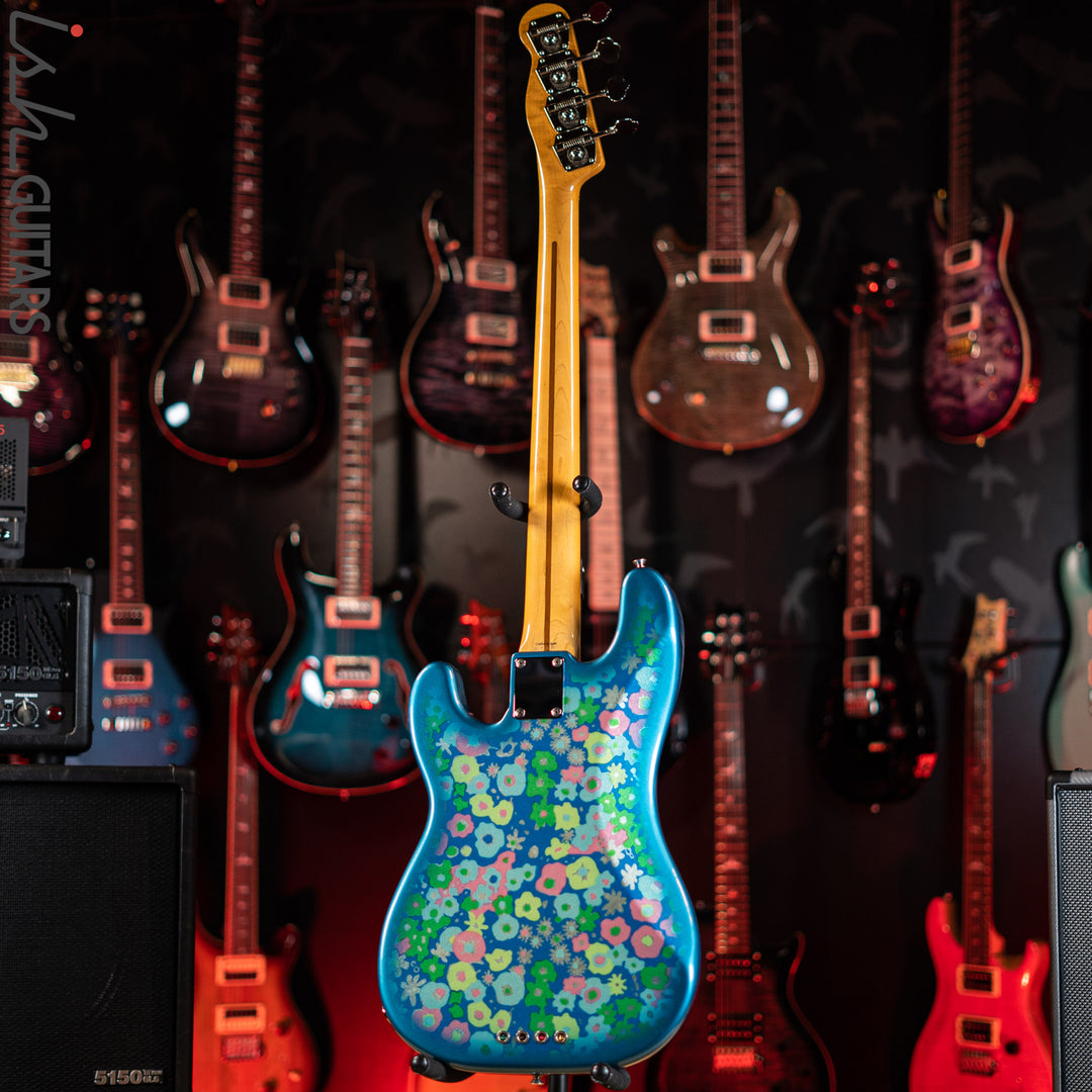 1999-2002 Fender 54’ Reissue Precision Bass MIJ Blue Flower