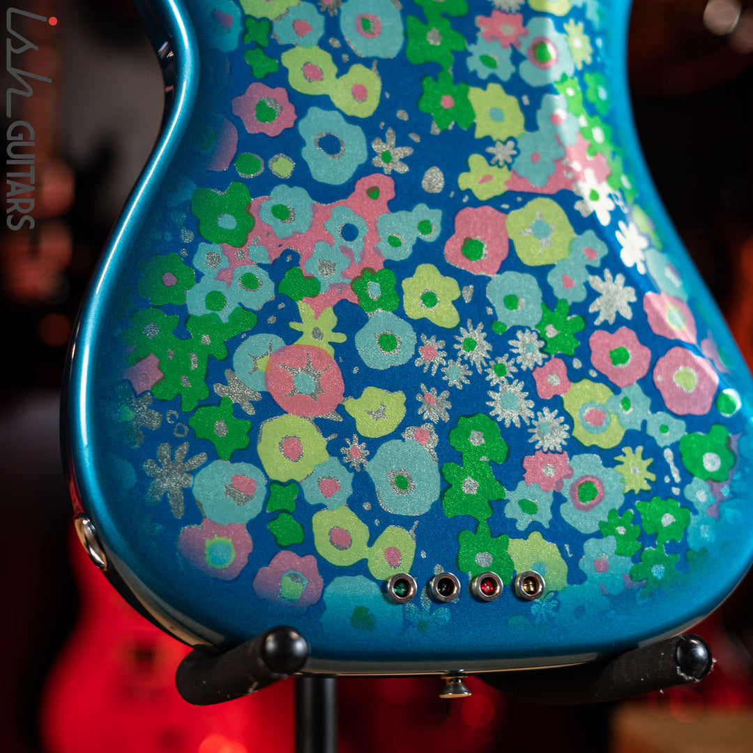1999-2002 Fender 54’ Reissue Precision Bass MIJ Blue Flower