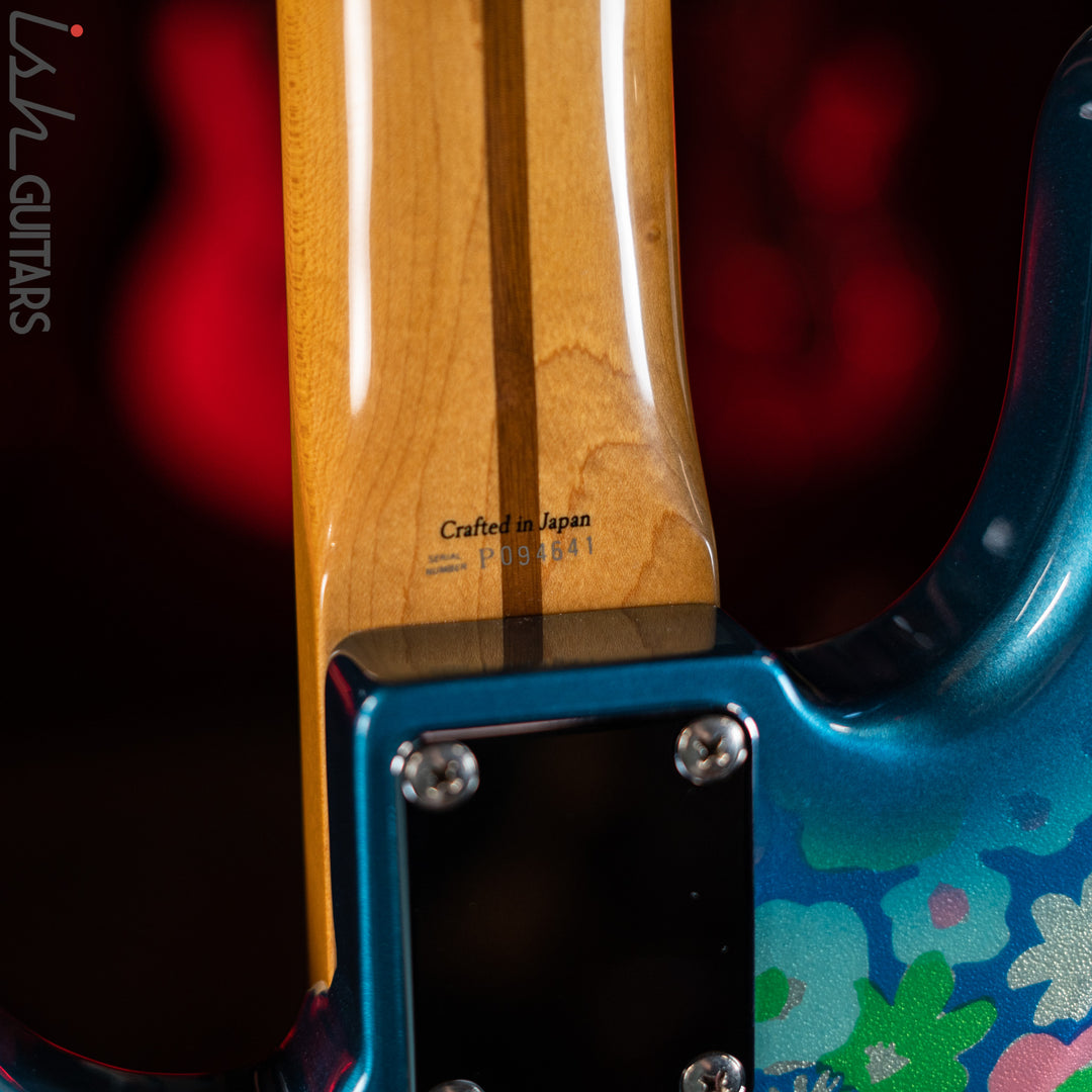 1999-2002 Fender 54’ Reissue Precision Bass MIJ Blue Flower