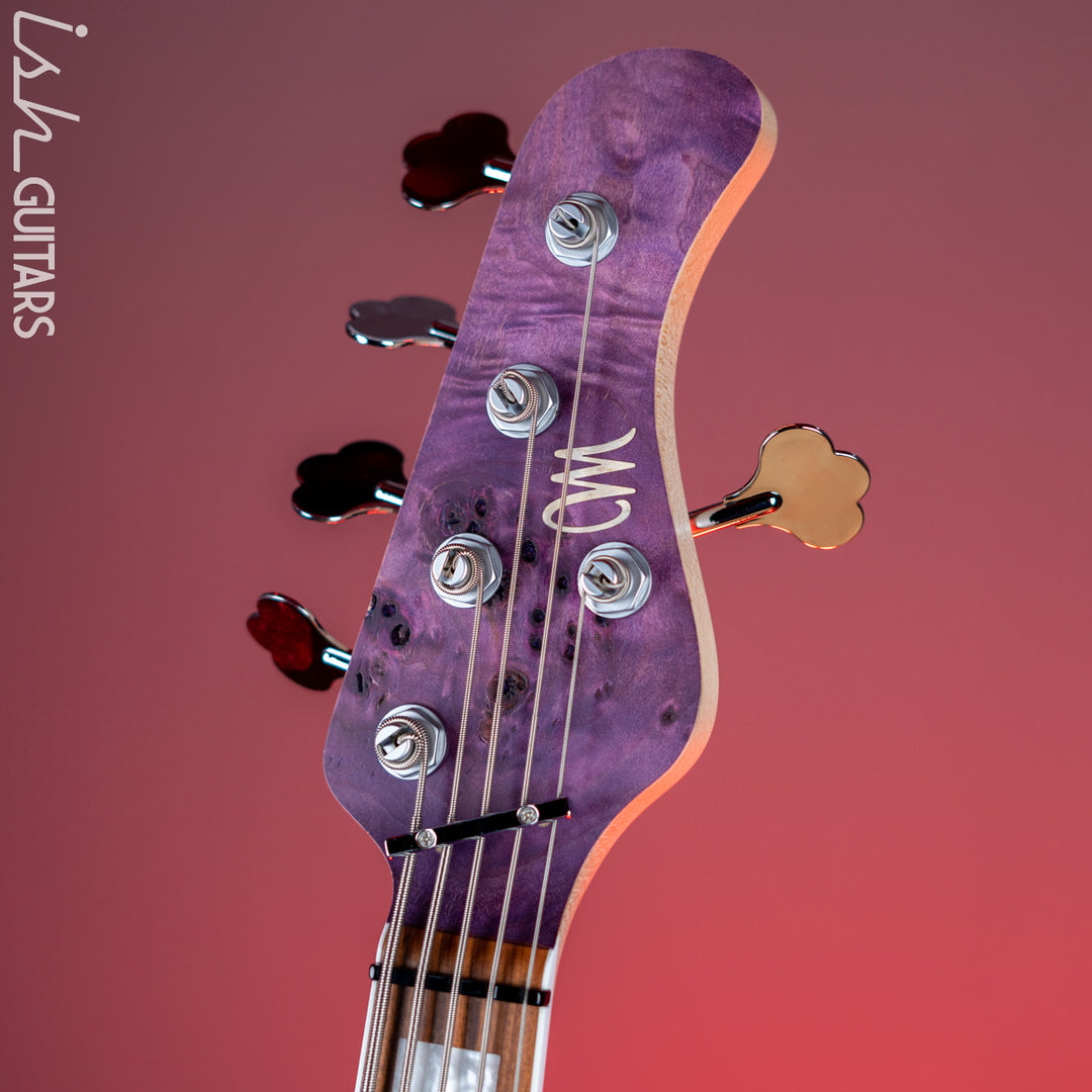 Mayones Jabba MalaMan 5 Federico Malaman Signature Bass Antique Violet Raw