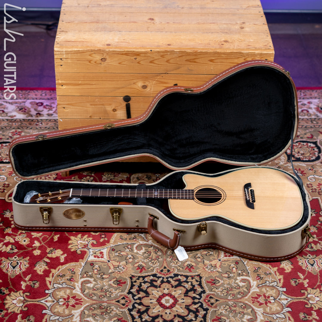 Alvarez FYM70CE Yairi Grand Masterworks OM Acoustic-Electric Guitar Natural Demo