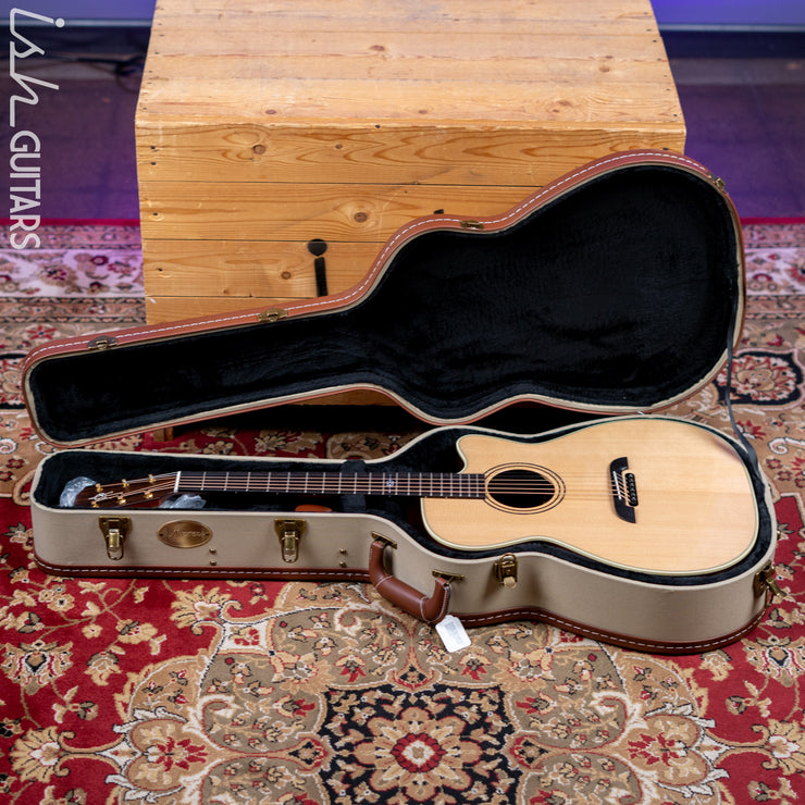 Alvarez FYM70CE Yairi Grand Masterworks OM Acoustic-Electric Guitar Natural Demo