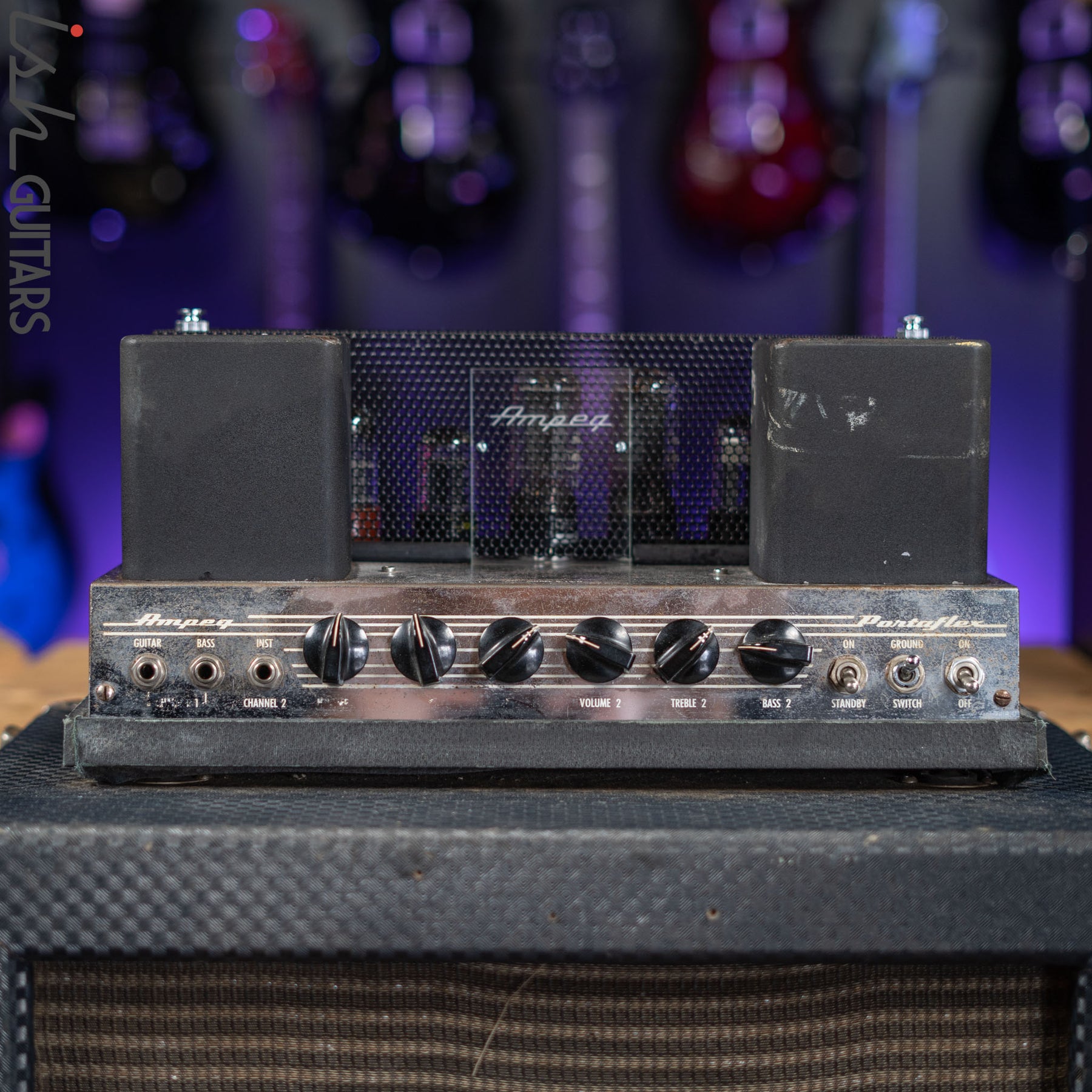 1966 Ampeg B-15N Portaflex Bass Amp – Ish Guitars