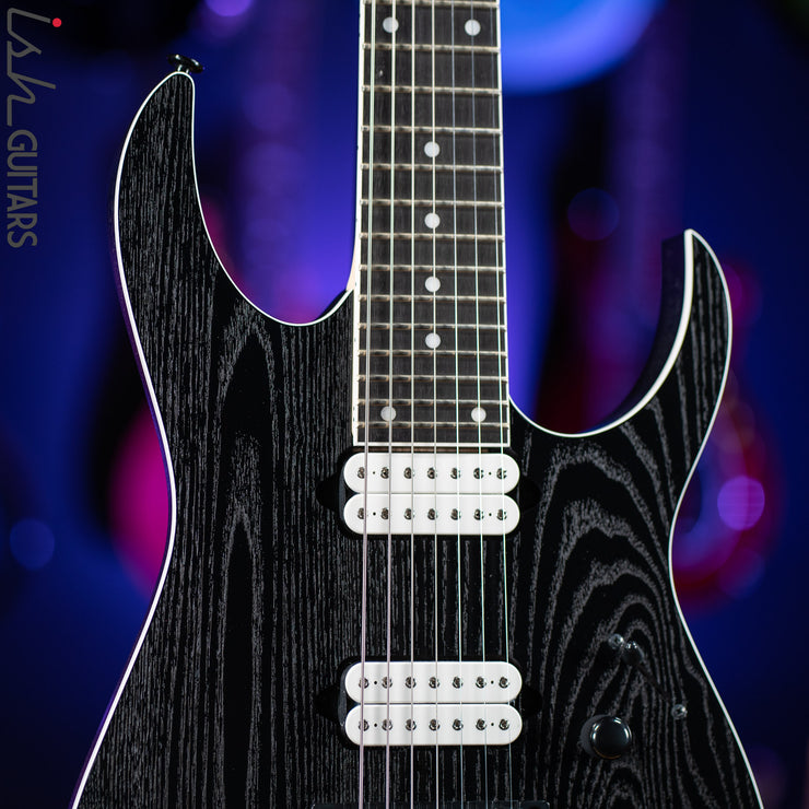 Ibanez Prestige RGR752AHBF 7-String Guitar Weathered Black