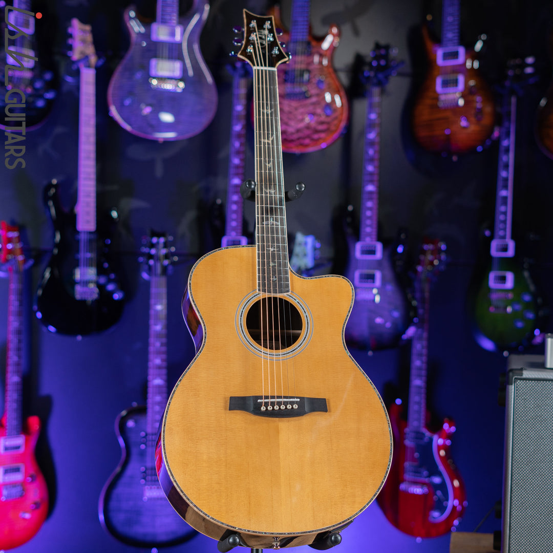 PRS SE A60E Angelus Acoustic Electric Guitar Ziricote Demo