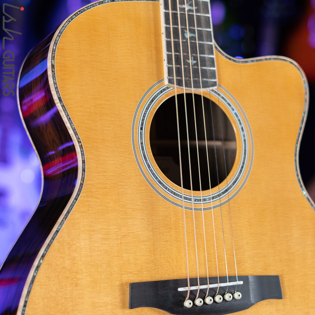 PRS SE A60E Angelus Acoustic Electric Guitar Ziricote Demo