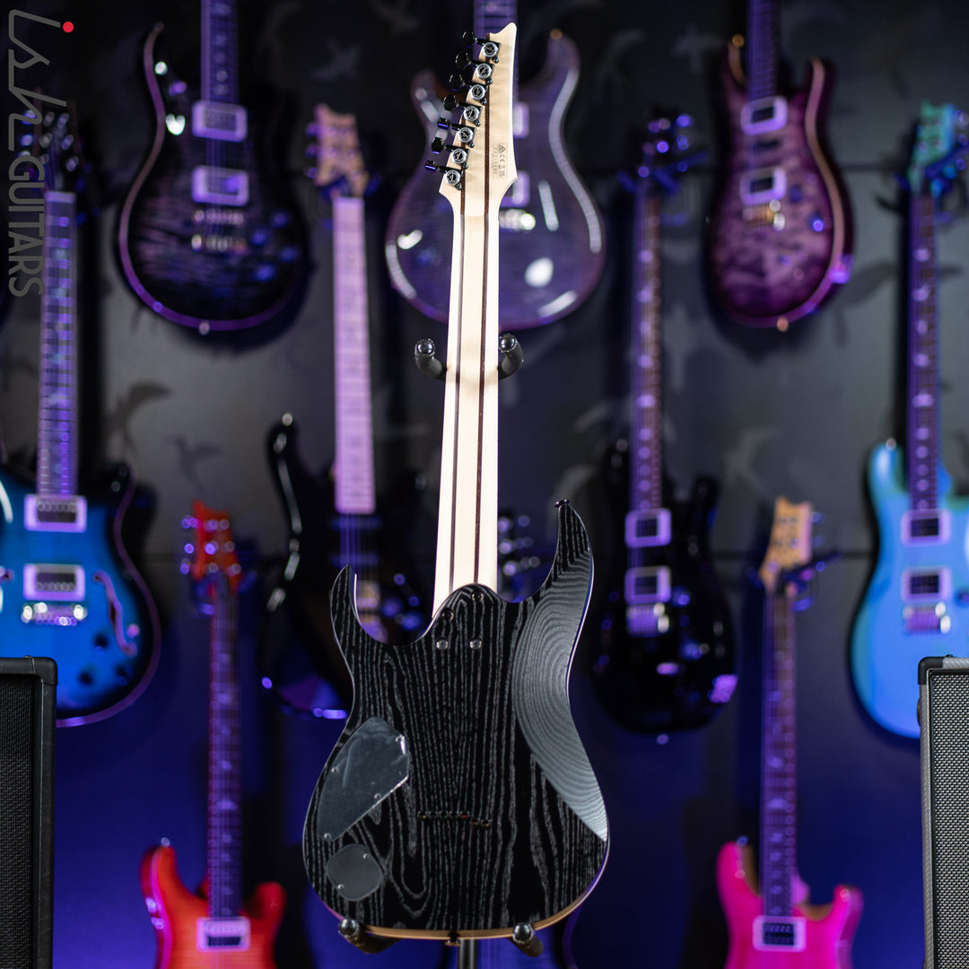 Ibanez Prestige RGR752AHBF 7-String Guitar Weathered Black