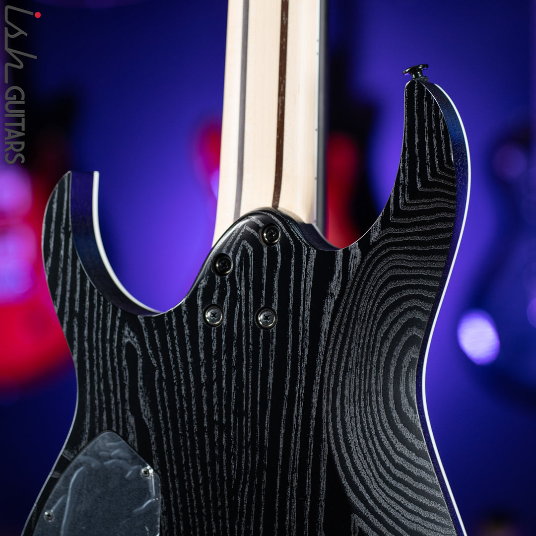 Ibanez Prestige RGR752AHBF 7-String Guitar Weathered Black