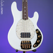 2012 Ernie Ball Music Man Stingray Classic Premier 4-String Bass Gilded White Gloss