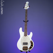 2012 Ernie Ball Music Man Stingray Classic Premier 4-String Bass Gilded White Gloss