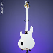 2012 Ernie Ball Music Man Stingray Classic Premier 4-String Bass Gilded White Gloss