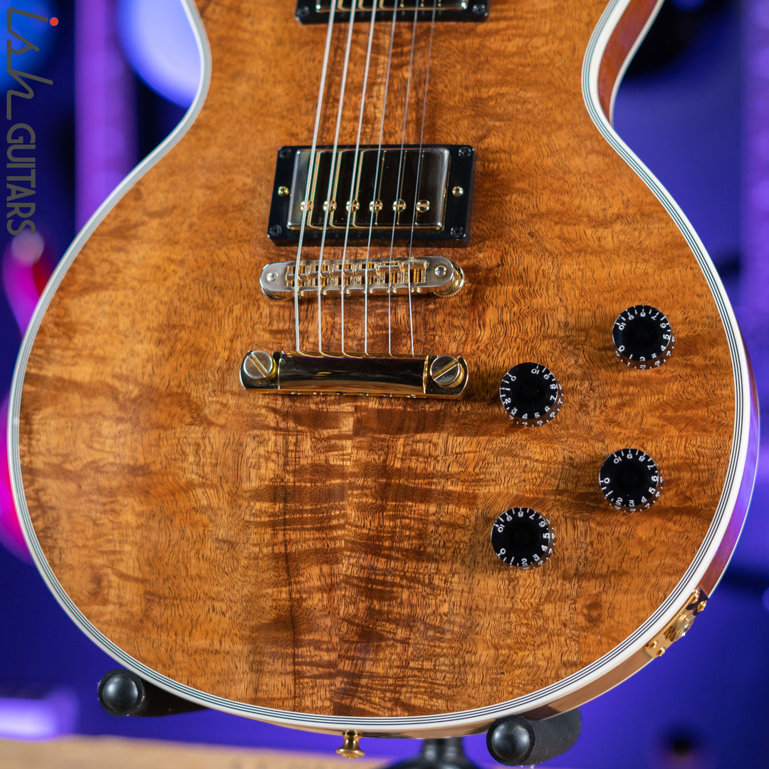 2015 Gibson Custom Shop Les Paul Natural Koa
