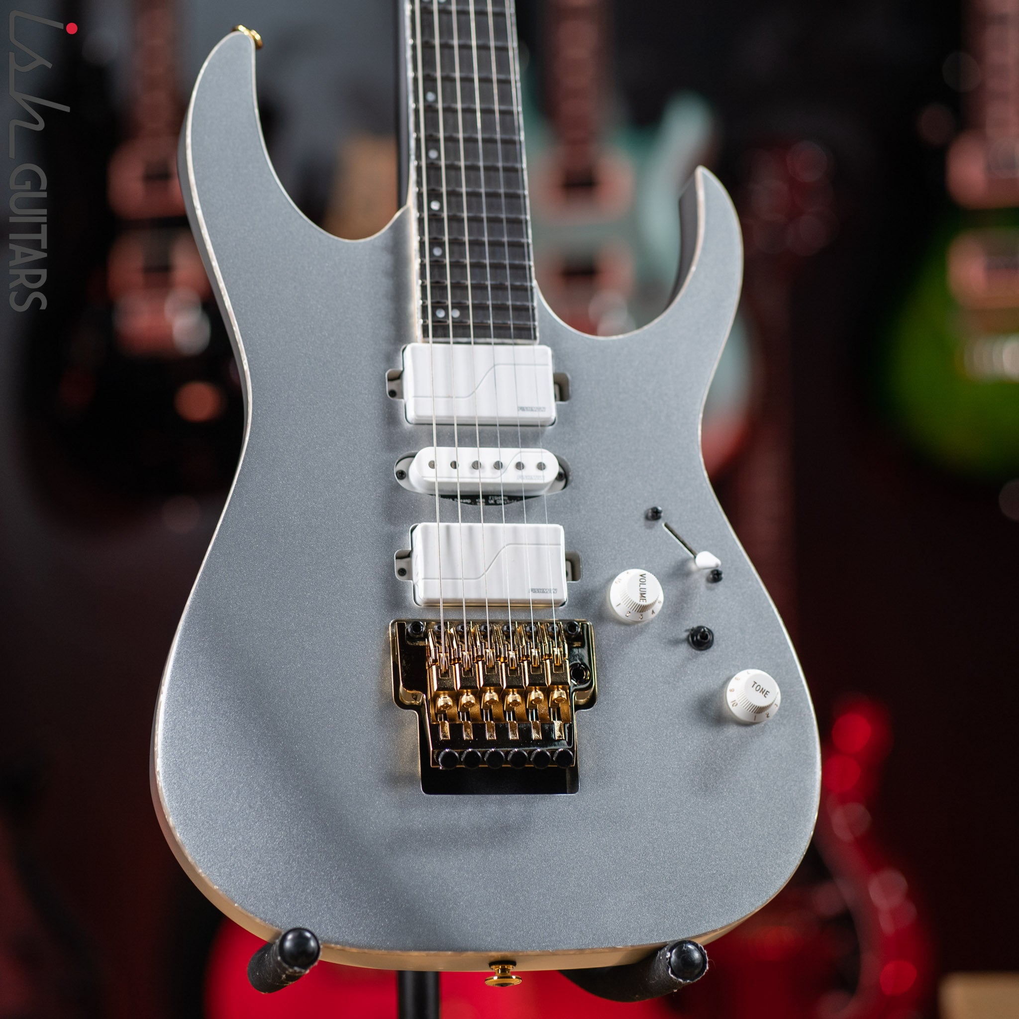 Ibanez Prestige RG5170G Electric Guitar Silver Flat – Ish Guitars