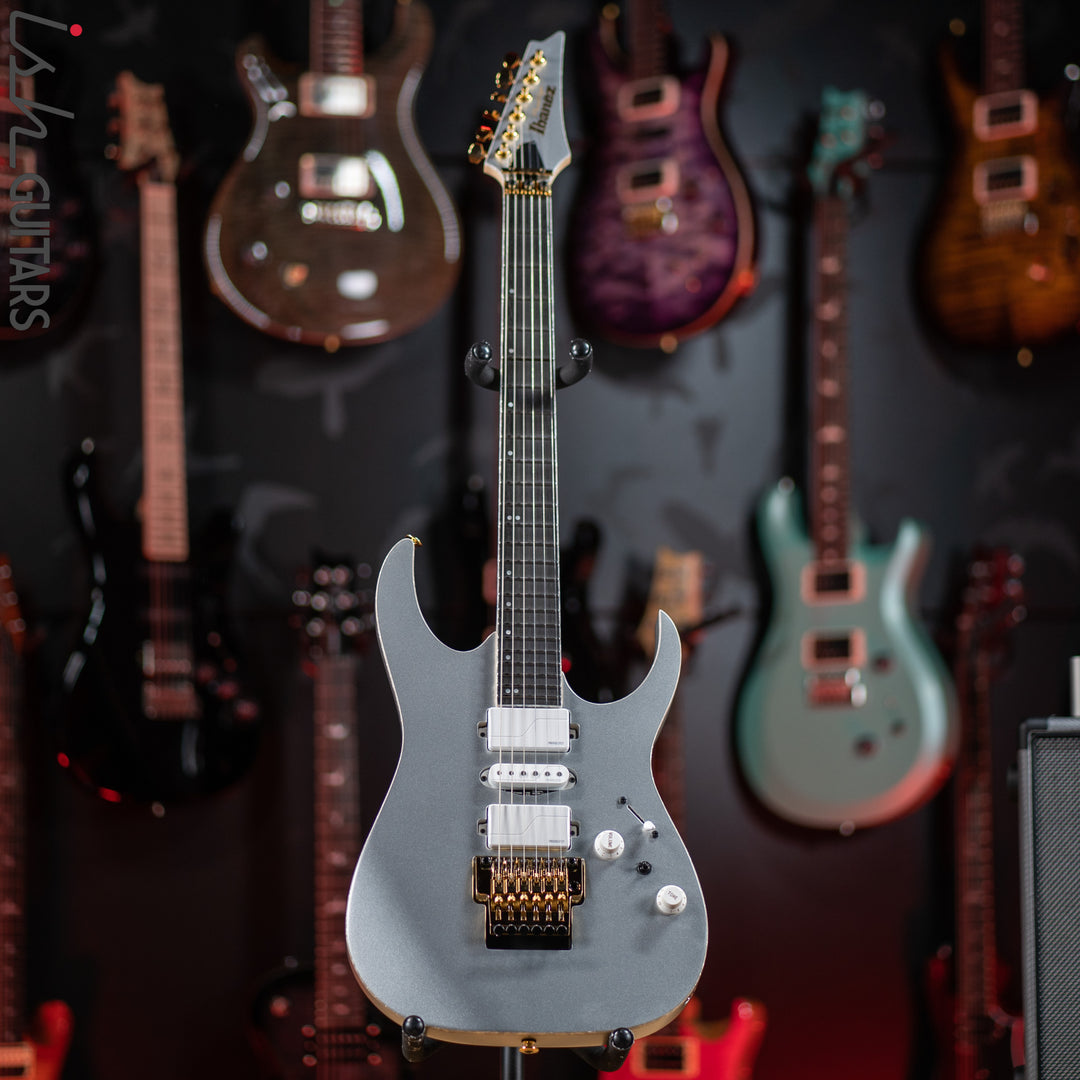 Ibanez Prestige RG5170G Electric Guitar Silver Flat – Ish Guitars