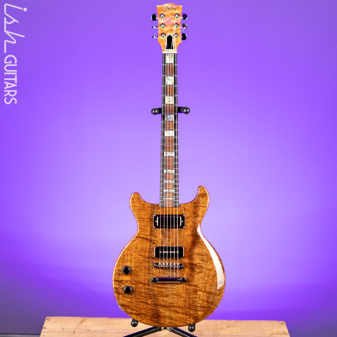 2021 Gibson Les Paul Custom Shop Special DC Left Handed P. Whorton The Shot Dr Natural