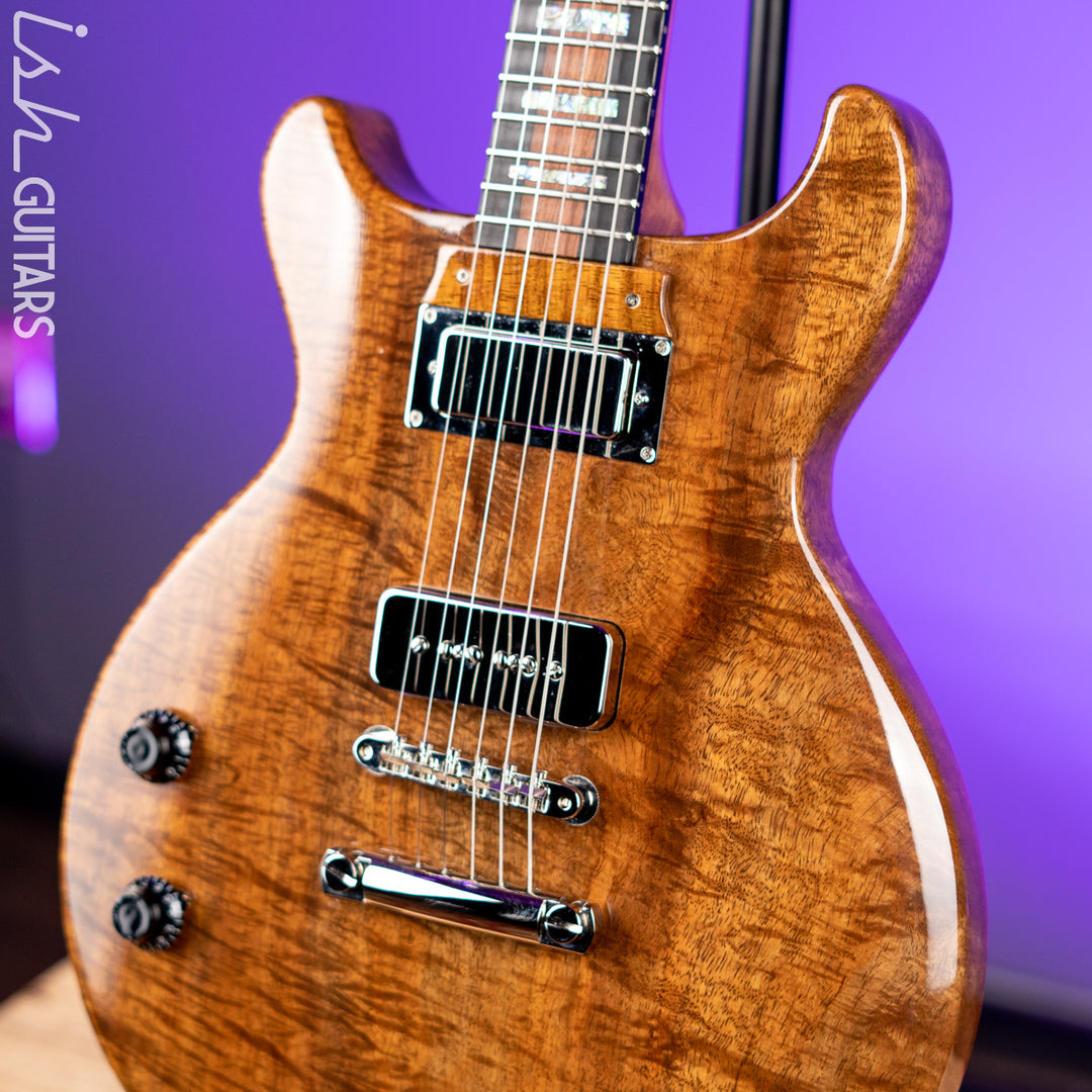 2021 Gibson Les Paul Custom Shop Special DC Left Handed P. Whorton The Shot Dr Natural
