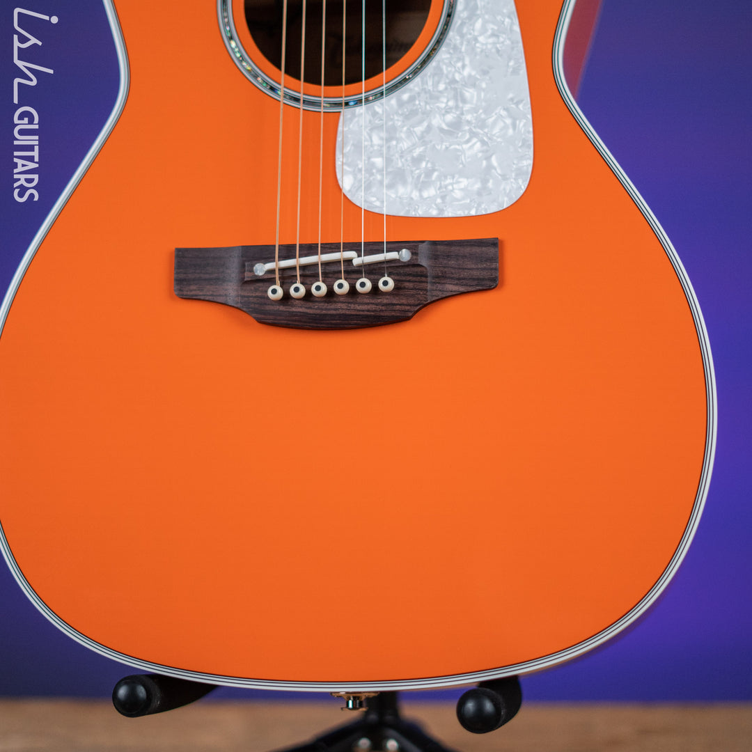 Takamine CP3NY New Yorker Acoustic-Electric Guitar Gloss Orange