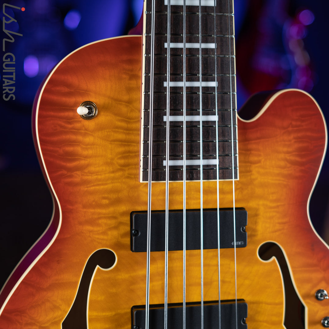 Ibanez TCB1006 Thundercat Signature 6-String Bass Autumn Leaf Burst Matte
