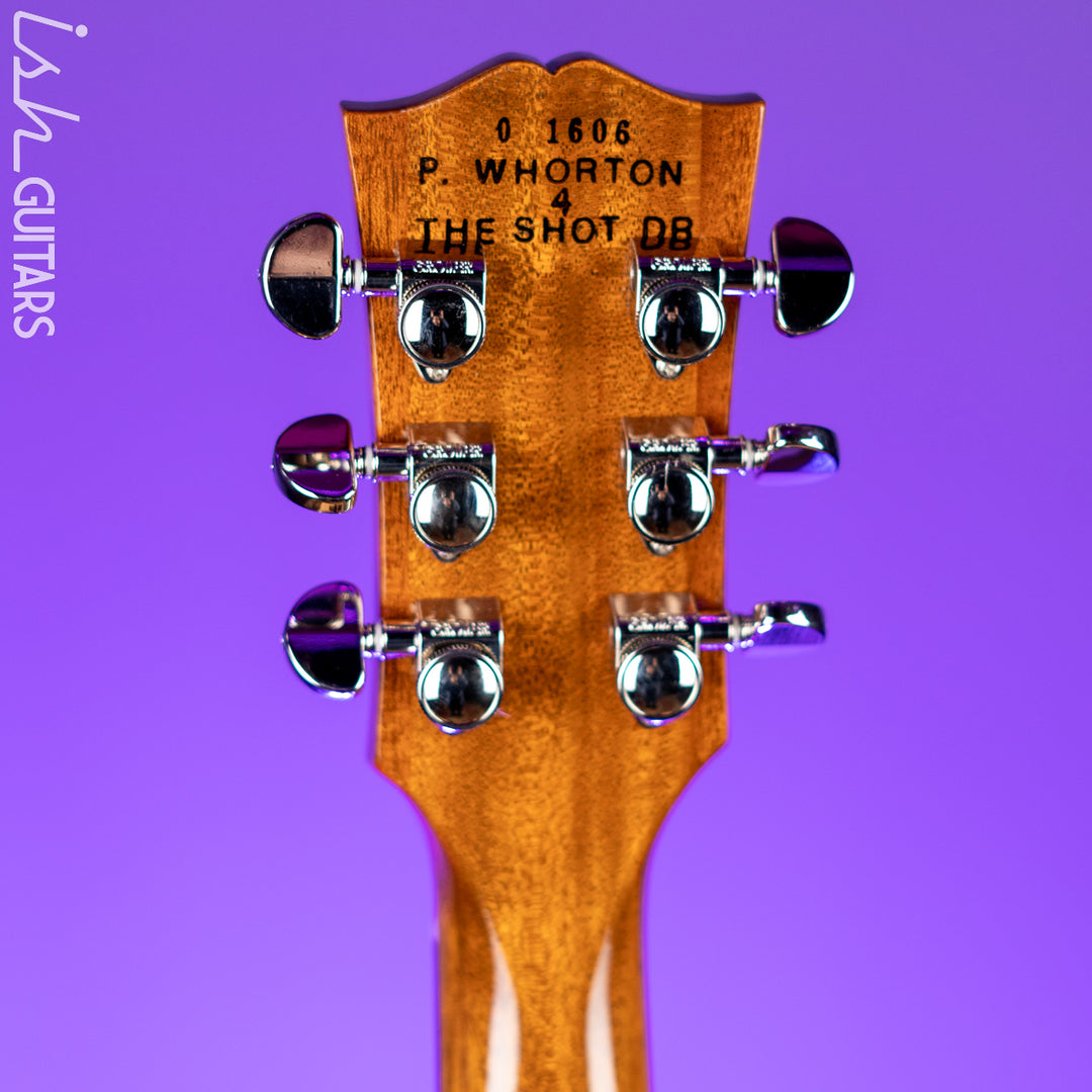 2021 Gibson Les Paul Custom Shop Special DC Left Handed P. Whorton The Shot Dr Natural