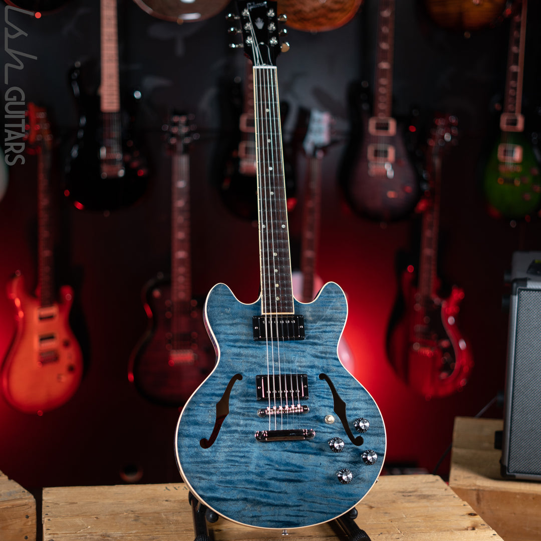 2012 Gibson Custom Shop Memphis ES-339 Quilted Stain Blue