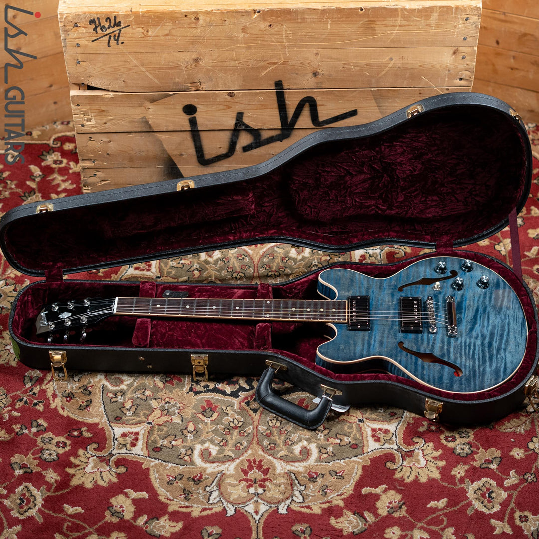 2012 Gibson Custom Shop Memphis ES-339 Quilted Stain Blue