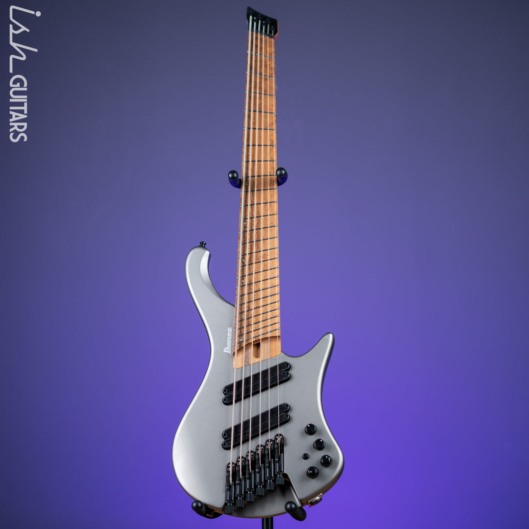 Ibanez EHB1006MS 6-String Headless Bass Metallic Grey Matte Demo