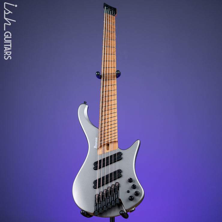 Ibanez EHB1006MS 6-String Headless Bass Metallic Grey Matte – Ish Guitars