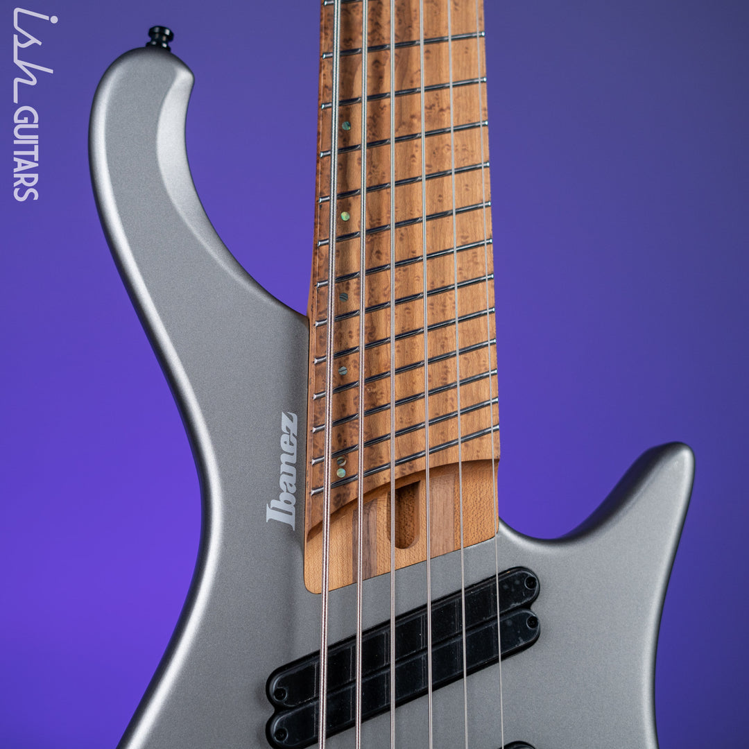 Ibanez EHB1006MS 6-String Headless Bass Metallic Grey Matte Demo