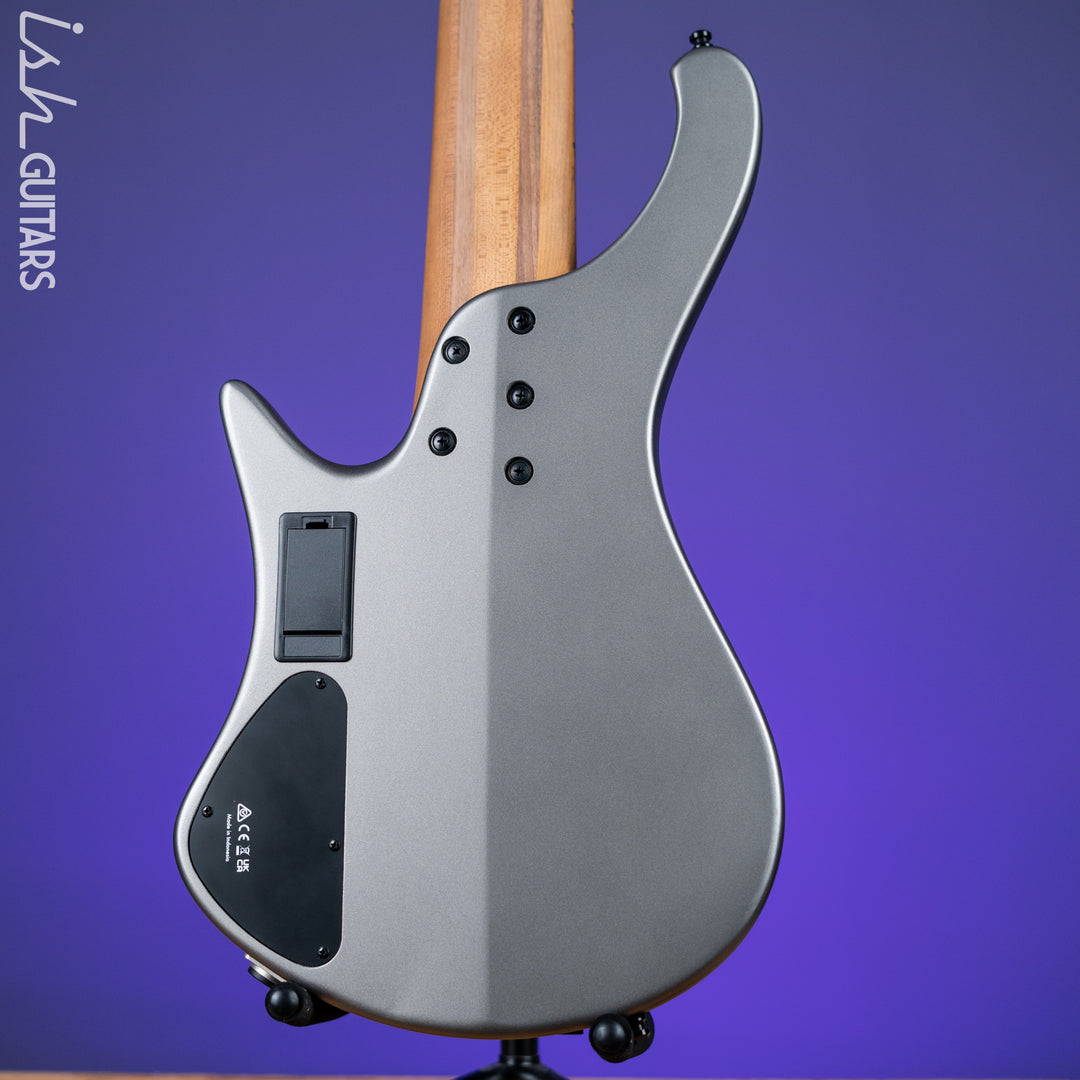 Ibanez EHB1006MS 6-String Headless Bass Metallic Grey Matte Demo