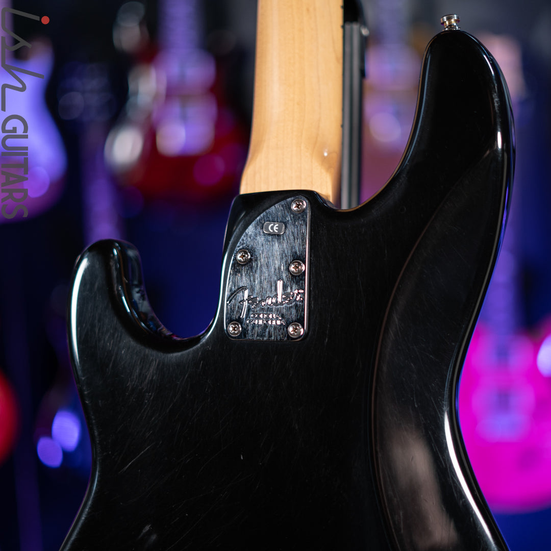 2002 Fender American Deluxe 4-String Precision Bass Black