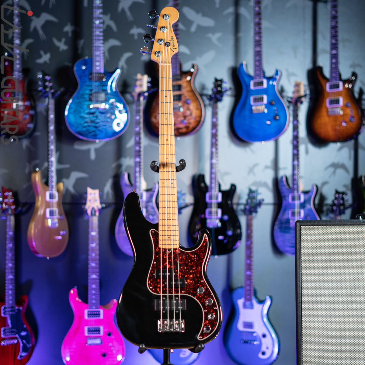 2002 Fender American Deluxe 4-String Precision Bass Black – Ish