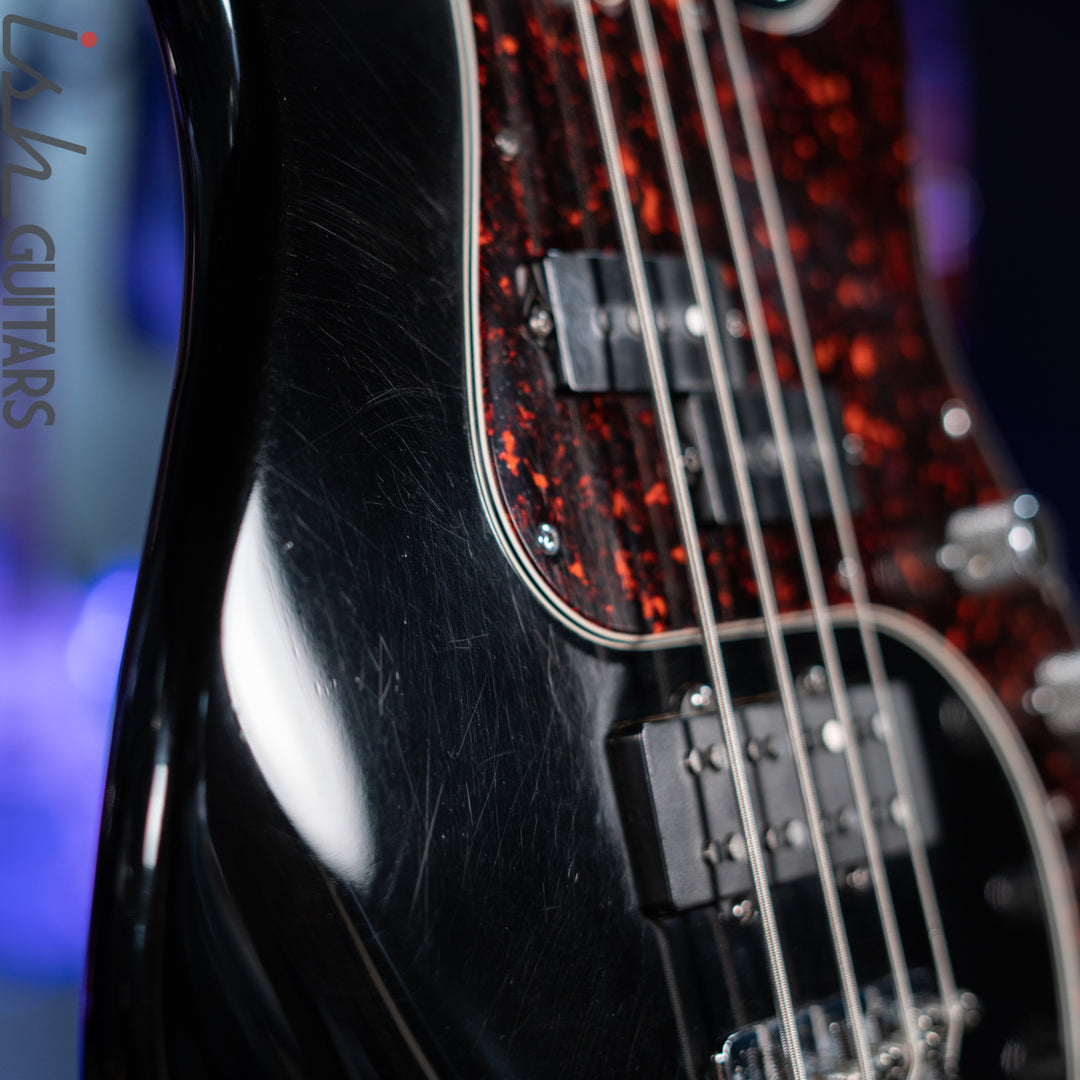 2002 Fender American Deluxe 4-String Precision Bass Black