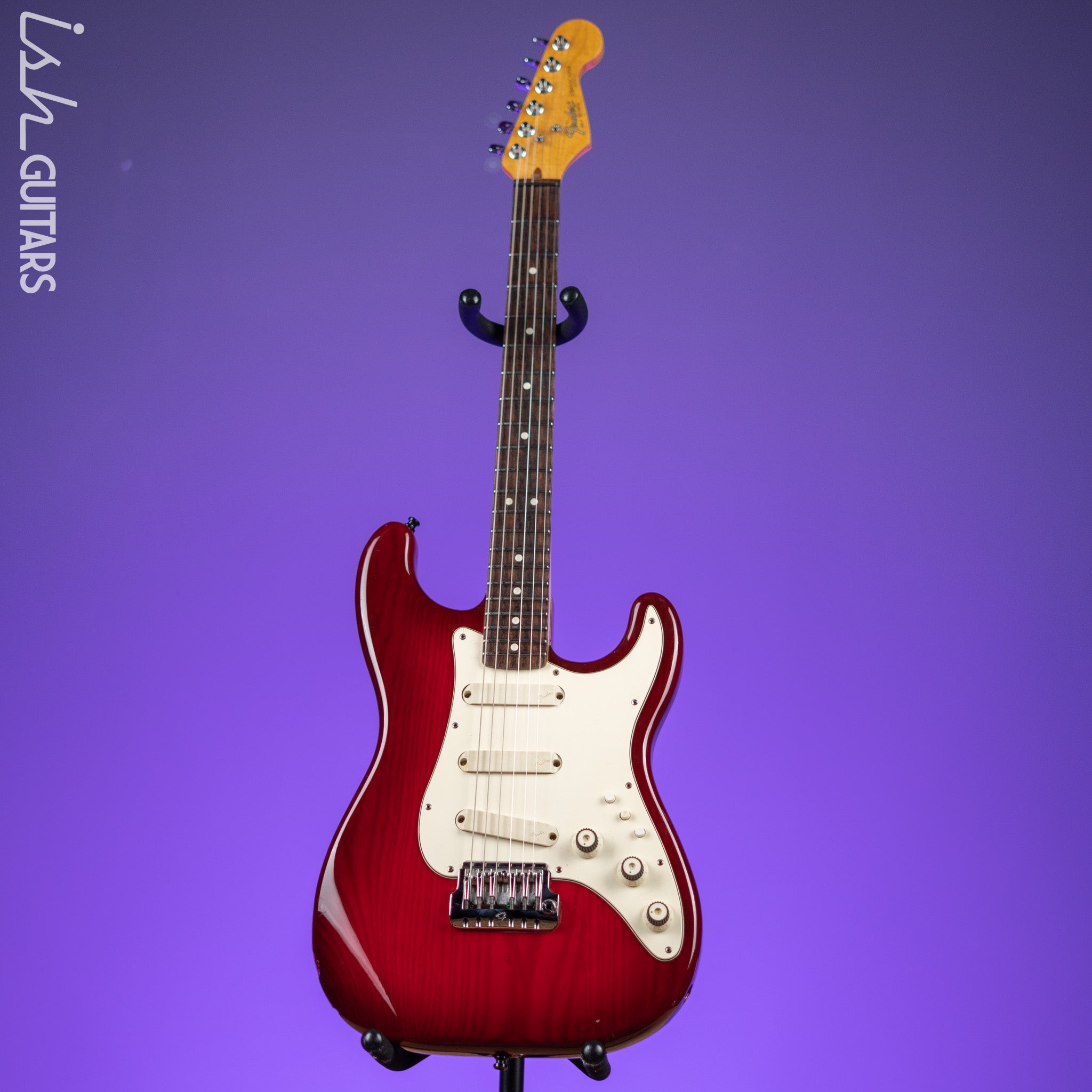 1983-1984 Fender Elite Stratocaster Red Scalloped Fretboard Wild