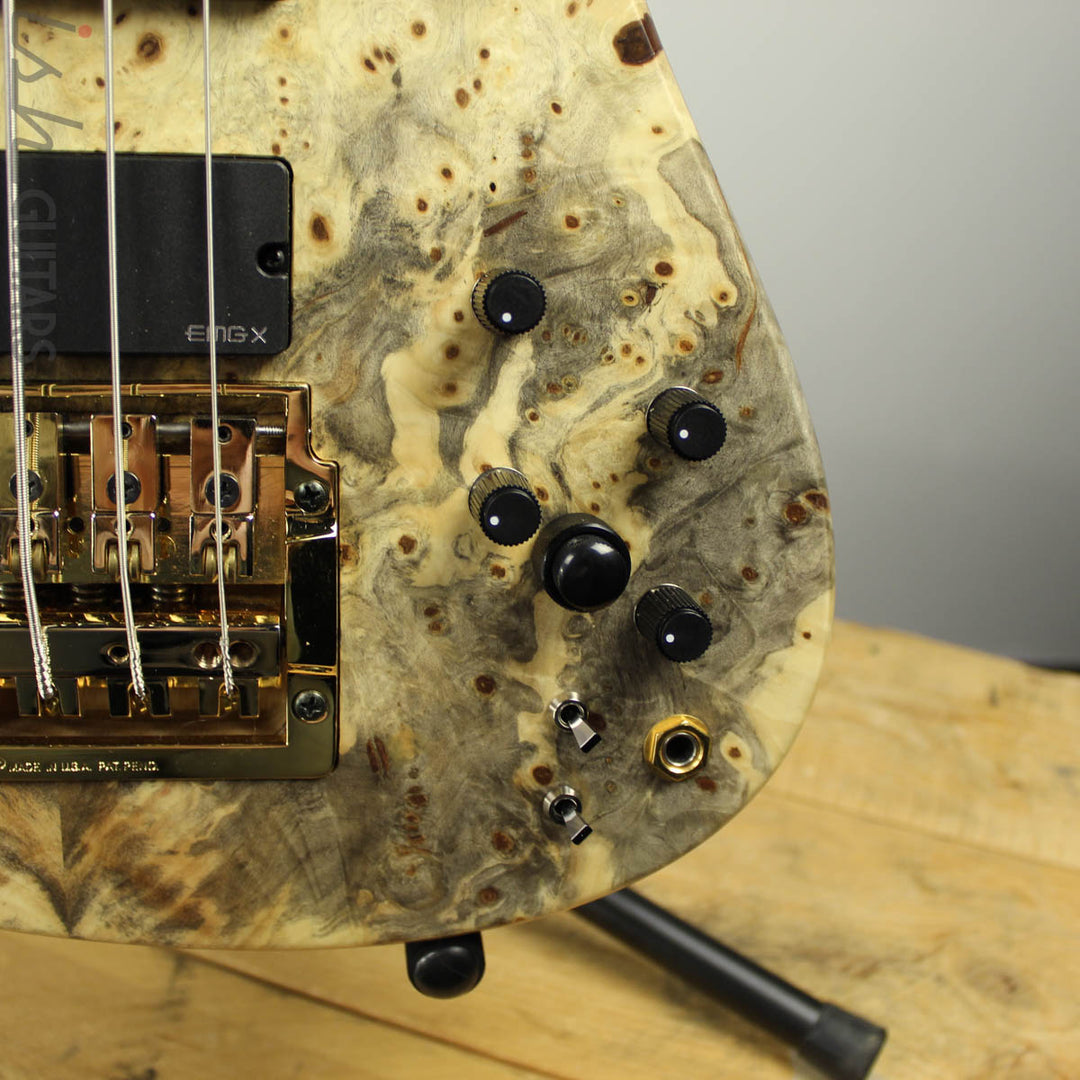 2016 Fodera Emperor Deluxe 5-String Buckeye Burl RARE Bass Tremolo