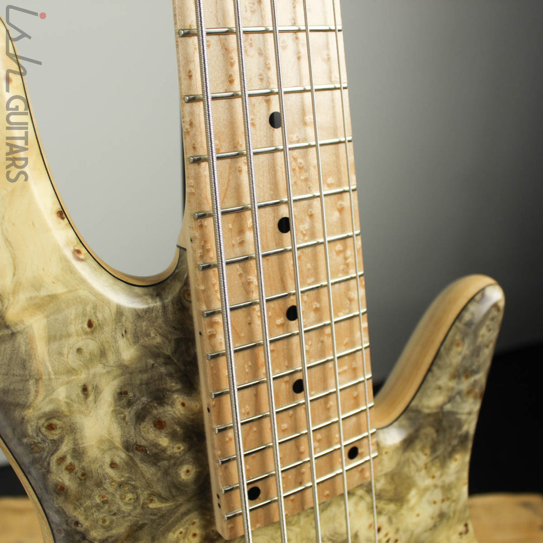 2016 Fodera Emperor Deluxe 5-String Buckeye Burl RARE Bass Tremolo