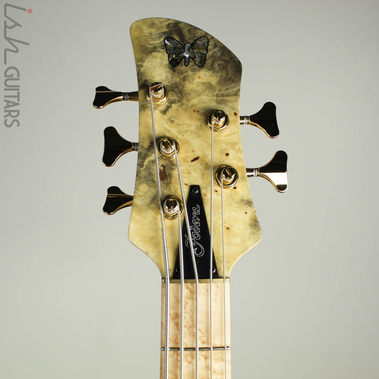 2016 Fodera Emperor Deluxe 5-String Buckeye Burl RARE Bass Tremolo