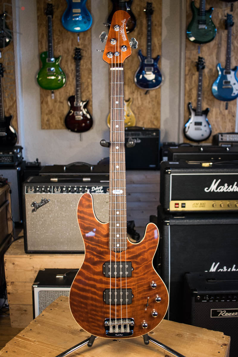 2008 Ernie Ball Music Man Stingray HH Ball Family Reserve BFR Redwood 1 of 50