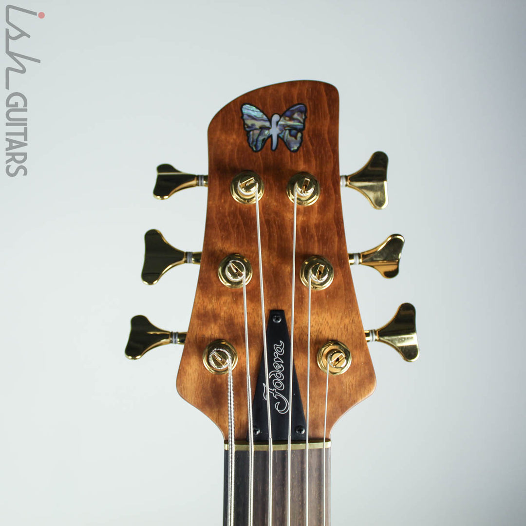 2018 Fodera Six String Emperor II Elite Quilted Mahogany/Ash