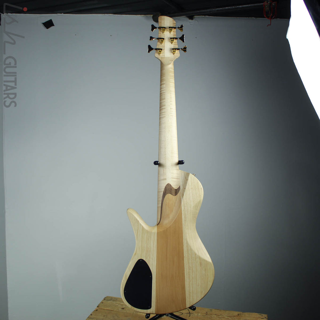 2018 Fodera Six String Emperor II Elite Quilted Mahogany/Ash